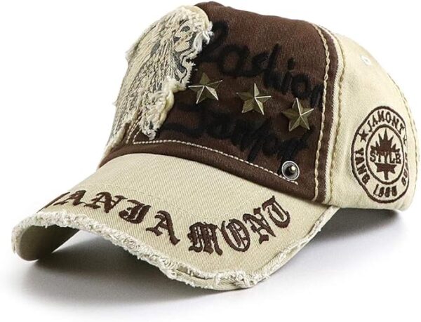 Ueither Ajustable Cap Gorra de Béisbol para Hombre 56-60 CM - Imagen 4