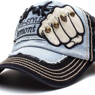 Ueither Hombre Ajustable Sombreros Gorra de Béisbol 56-60 CM