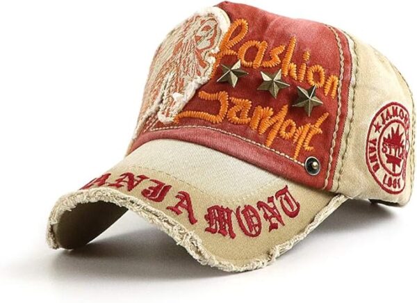 Ueither Ajustable Cap Gorra de Béisbol para Hombre 56-60 CM - Imagen 2