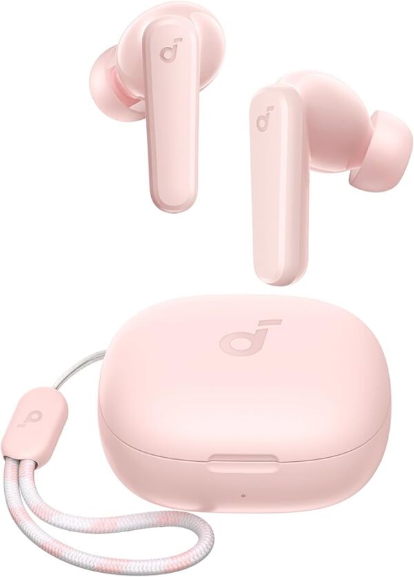 Auriculares inalámbricos Bluetooth by Anker, diafragmas de 10mm con Big Bass, Auriculares Bluetooth 5.3, Reproducción 30H, IPX5, 2 micros para Llamadas nítidas con IA, EQ Personalizado - Imagen 12