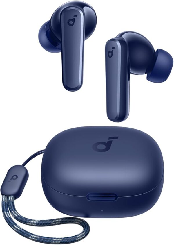 Auriculares inalámbricos Bluetooth by Anker, diafragmas de 10mm con Big Bass, Auriculares Bluetooth 5.3, Reproducción 30H, IPX5, 2 micros para Llamadas nítidas con IA, EQ Personalizado - Imagen 9
