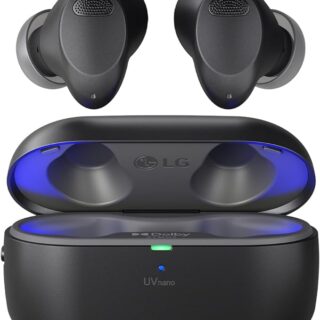 Auriculares intraurales Bluetooth Tone Free T90S con sonido Dolby Atmos, tecnología MERIDIAN, cancelación activa de ruido (ANC), y UVnano+, Negro