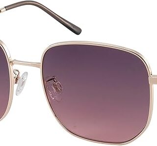 JOOX gafas de sol cuadradas grandes para hombre y mujer, protección uv400 y moderna montura metálica
