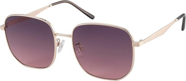 JOOX gafas de sol cuadradas grandes para hombre y mujer, protección uv400 y moderna montura metálica