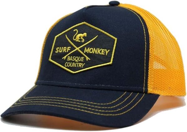 DRESSED IN MUSIC PLAY WITH ME Gorra Tipo Trucker Origins Beisbol Ajustable - Gorras de Hombre/Mujer Surf Monkey® - Imagen 4