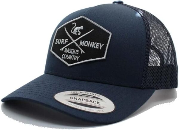 DRESSED IN MUSIC PLAY WITH ME Gorra Tipo Trucker Origins Beisbol Ajustable - Gorras de Hombre/Mujer Surf Monkey® - Imagen 8